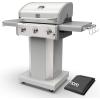 imageKenmore 3Burner Propane BBQ Grill 30000 BTUs Gas Grill with Cast Iron Cooking Grates Folding Side Tables ampamp Wheels Outdoor Grill with Tool Hooks BlackPearl