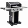 imageKenmore 3Burner Propane BBQ Grill 30000 BTUs Gas Grill with Cast Iron Cooking Grates Folding Side Tables ampamp Wheels Outdoor Grill with Tool Hooks BlackBlack