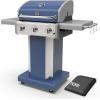 imageKenmore 3Burner Propane BBQ Grill 30000 BTUs Gas Grill with Cast Iron Cooking Grates Folding Side Tables ampamp Wheels Outdoor Grill with Tool Hooks BlackAzure