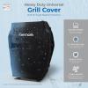 imageKenmore 3Burner Propane BBQ Grill 30000 BTUs Gas Grill with Cast Iron Cooking Grates Folding Side Tables ampamp Wheels Outdoor Grill with Tool Hooks BlackPearl