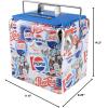 imagePepsi 14Quart Small Cooler  Retro Vintage Classic Style Hard Metal Beverage Cooler for Camping Beach Picnic Pepsi Heritage EditionPepsi Heritage Edition