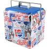 imagePepsi 14Quart Small Cooler  Retro Vintage Classic Style Hard Metal Beverage Cooler for Camping Beach Picnic Pepsi Heritage EditionPepsi Heritage Edition