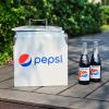 imagePepsi 14Quart Small Cooler  Retro Vintage Classic Style Hard Metal Beverage Cooler for Camping Beach Picnic Pepsi Heritage EditionPepsi White