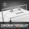 imagePepsi 14Quart Small Cooler  Retro Vintage Classic Style Hard Metal Beverage Cooler for Camping Beach Picnic Pepsi Heritage EditionPepsi White
