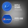 imagePepsi 21Quart Ice Chest Small Portable Cooler HardSided Steel Metal Cooler with Builtin Bottle Opener and Handles Pepsi Blue
