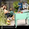 imagePermasteel 80 Quart Party Cooler Rolling Ice Chest with Wheels and Handles for Indoor Outdoor PatioMint