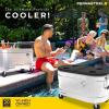imagePermasteel 80 Quart Party Cooler Rolling Ice Chest with Wheels and Handles for Indoor Outdoor PatioSilver