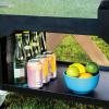 imagePermasteel 80 Quart Party Cooler Rolling Ice Chest with Wheels and Handles for Indoor Outdoor PatioSilver