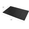 imagePermasteel FireResistant Grill Mat for Outdoor Grill 65quot x 39quot NonSlip Deck Protector Durable Rubber BBQ Mat for Under Grill Reusable Black Under Grill Mat for Gas BBQ Grills65 x 39 Under Grill Mat