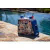 imagePermasteel Retro Vintage 14Qt Portable Ice Chest Hard Metal Beverage Cooler Personal Cooler for Camping Beach Picnic Classic Style WhitePepsi Heritage Edition