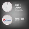 imagePermasteel Retro Vintage 14Qt Portable Ice Chest Hard Metal Beverage Cooler Personal Cooler for Camping Beach Picnic Classic Style WhitePepsi White