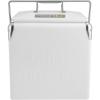 imagePermasteel Retro Vintage 14Qt Portable Ice Chest Hard Metal Beverage Cooler Personal Cooler for Camping Beach Picnic Classic Style WhiteWhite