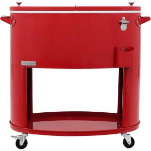 imagePermasteel Outdoor Patio Cooler with Wheels and Handles