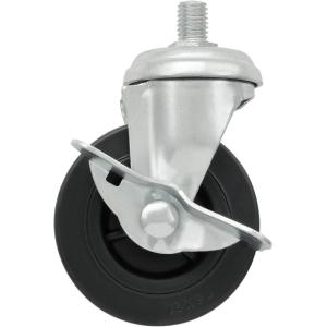 imagePermasteel PP20005CLAM Type C Caster with Lock for Gas Grills OEM Black and Stainless Steel
