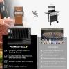imagePermasteel 2Burner Propane Gas Grill BBQ Grill with Foldable Side Tables ampamp Tool Hooks Perfect for Outdoor Cooking Patio ampamp Garden CopperCopper