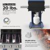 imagePermasteel 3Burner Propane Gas Grill 30000 BTUs BBQ Grill with Cast Iron Grates Foldable Side Tables ampamp Tool Hooks Outdoor Grill AzureAzure