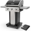imagePermasteel 3Burner Propane Gas Grill 30000 BTUs BBQ Grill with Cast Iron Grates Foldable Side Tables ampamp Tool Hooks Outdoor Grill AzureBlack