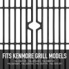 imagePermasteel PP20403BCGAM OEM Part Replacement Cooking Grates Fits Kenmore 4 Burner BBQ Grills Cast Iron Set of 23 Burner