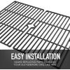 imagePermasteel PP20403BCGAM OEM Part Replacement Cooking Grates Fits Kenmore 4 Burner BBQ Grills Cast Iron Set of 23 Burner