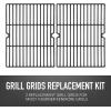 imagePermasteel PP20403BCGAM OEM Part Replacement Cooking Grates Fits Kenmore 4 Burner BBQ Grills Cast Iron Set of 24 Burner