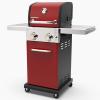 imagePermasteel 2Burner Propane Gas Grill BBQ Grill with Foldable Side Tables ampamp Tool Hooks Perfect for Outdoor Cooking Patio ampamp Garden CopperRed