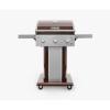 imagePermasteel 3Burner Propane Gas Grill 30000 BTUs BBQ Grill with Cast Iron Grates Foldable Side Tables ampamp Tool Hooks Outdoor Grill AzureMocha