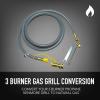 imagePermasteel PP20600CRAM Propane to Natural Gas Conversion Kit for Kenmore 6 Burner Grills3 Burner