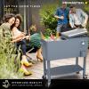image:imagePermasteel Party Cooler with Divider Spacious 80Qt Capacity Chills 36hrs Serving Tray Rolling Ice Chest for Indoor and Outdoor EntertainmentBlue