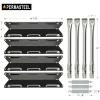 image:imagePermasteel PP20401ABHAM 4 Grill Replacement Parts Burners and Flame Tamers Included Size 15 1 Heat diffusers14 Long Wide Carry Over Tubes7 18 x 78 Black