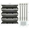 image:imagePermasteel PP20401BBHAM 4 Grill Replacement Parts Burners and Flame Tamers Included Black