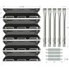 image:imagePermasteel PP20501BHAM 5 Grill Replacement Parts Burners and Flame Tamers Included Black