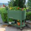 image:imagePermasteel Raised Garden Bed with Legs 402037 in Planter Box with EnGrow TrueSoil Technology for Vegetables Flowers Herbs and Fruit Outdoor Indoor Storage Shelf Wood BrownSage