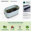 image:imagePermasteel Raised Garden Bed with Legs 402037 in Planter Box with EnGrow TrueSoil Technology for Vegetables Flowers Herbs and Fruit Outdoor Indoor Storage Shelf Wood BrownBlue
