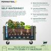 image:imagePermasteel Raised Garden Bed with Legs 402037 in Planter Box with EnGrow TrueSoil Technology for Vegetables Flowers Herbs and Fruit Outdoor Indoor Storage Shelf Wood BrownGreen