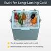 image:imagePermasteel 14Qt Portable Beverage Cooler for Camping Beach PicnicTeal