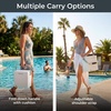 image:imagePermasteel 14Qt Portable Beverage Cooler for Camping Beach PicnicWhite